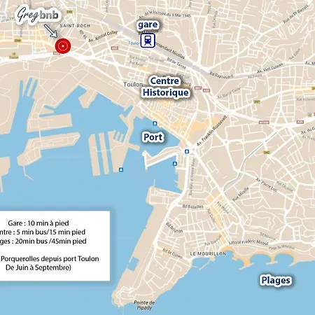 Gregbnb - Design 25m2 - Ascenseur - Wifi - 10min Gare ツーロン